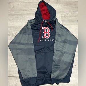 Majestic Navy Pullover with Red Accents